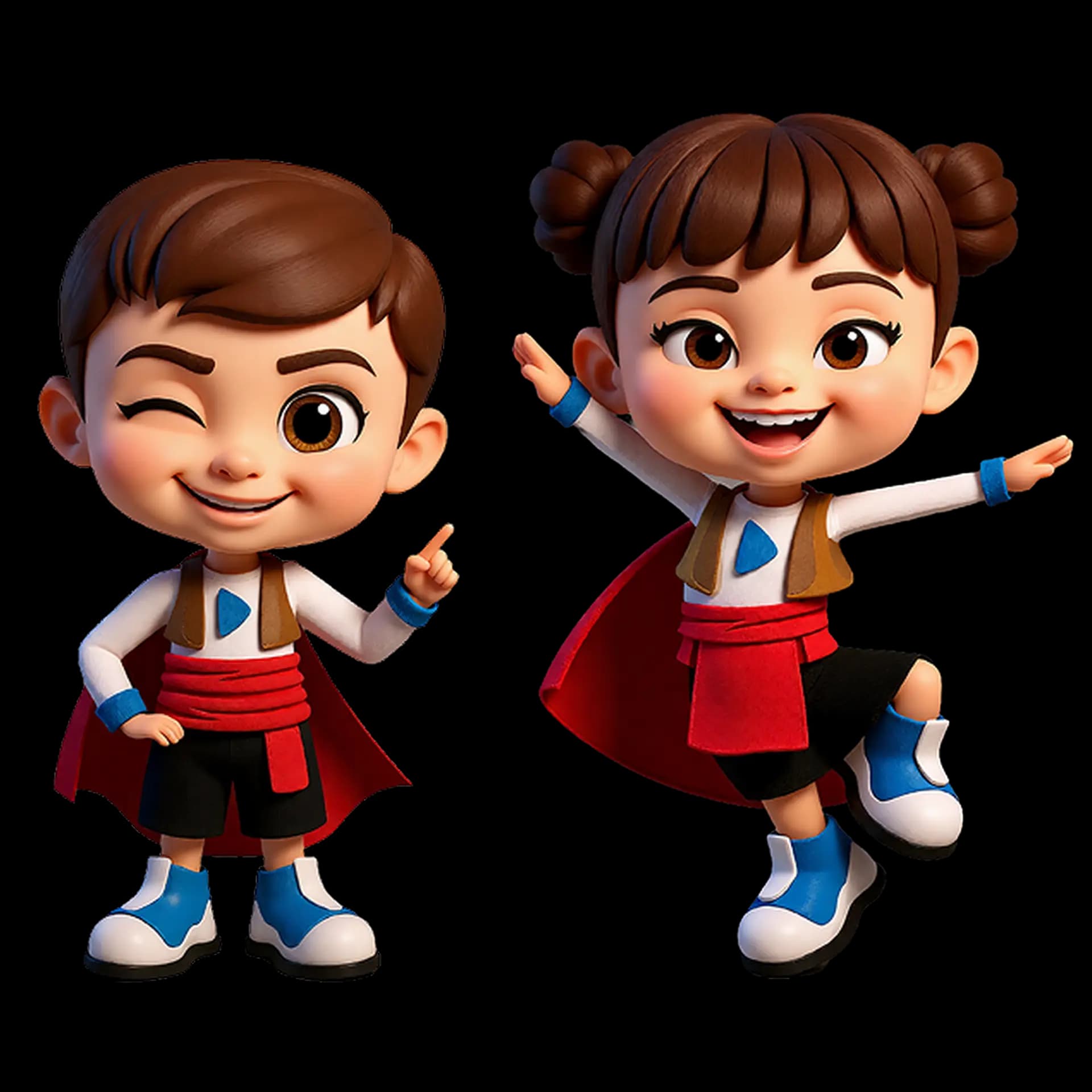 Rastko and Milica, mascots of EXPO 2027